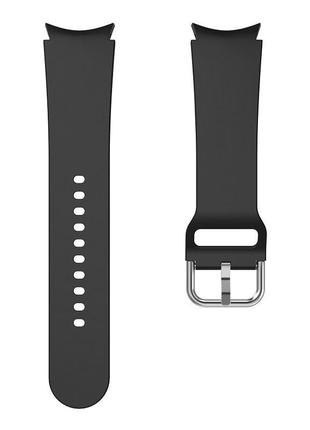 Силиконовый ремешок watchbands oneline для samsung galaxy watch 4 44 мм черный
