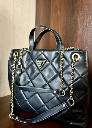 Сумка guess стеганая вместительная