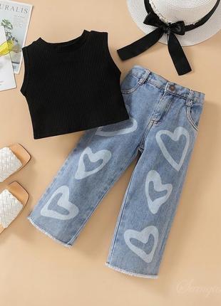 Топ + шорты для девочек