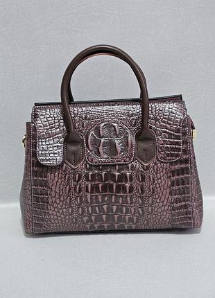 Красивая кожаная сумка lirenniao