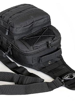 Чоловіча сумка-слінг тактична плечова, сумка нагрудна тактична, сумка через bj-253 плече військова