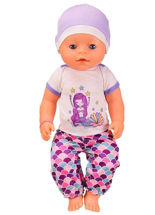 Дитяча лялька-пупс bl037 у зимовому одязі пустушка горщик, найкраща ціна