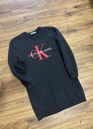 Платье худи свитшот calvin klein 😍