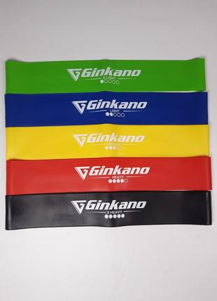 Стрічки опору ginkano для нарощування м'язової маси, фізіотерапії, йоги, гімнастики і кроссфита