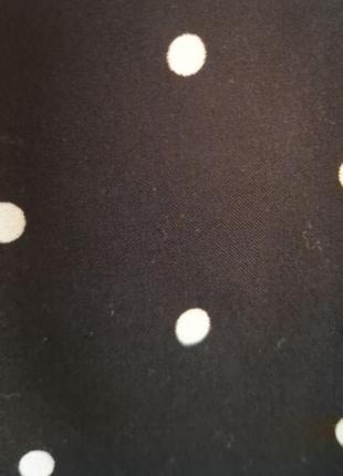 Легкое платье без рукавов с воланами в горох 18 размер