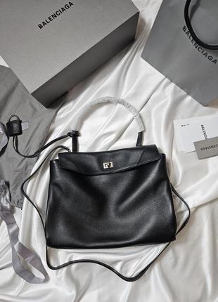 Сумка balenciaga rodeo 35 см срібло