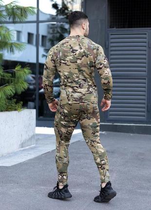 Тактична термобілизна чоловіча для військових, зимова тепла термобілизна зсу армійська, термокомплект мультикам3 фото