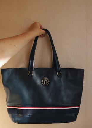 Сумка шкіряна  tommy hilfiger