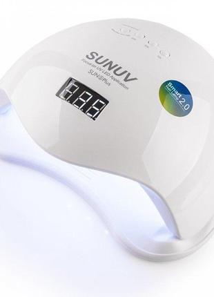 Лампа sun 5 plus 48 вт led uv светодиодная для маникюра и педикюра уценка