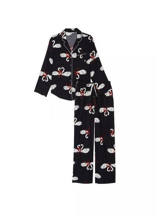 Фланелева піжама victoria's secret s m домашній костюм