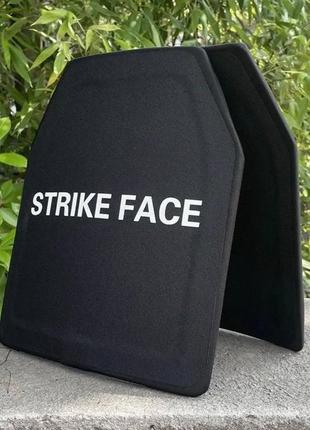 Легкие керамические бронепластины strike face: 6 класс дсту, пара 2 шт, сертифицировано, nato
