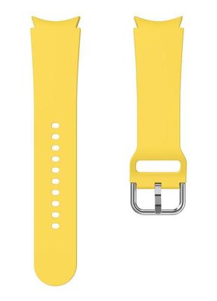 Силиконовый ремешок watchbands oneline для samsung galaxy watch 4 classic 46 мм желтый