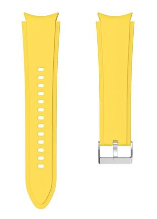 Силиконовый ремешок watchbands classic для samsung galaxy watch 4 classic 46 мм желтый
