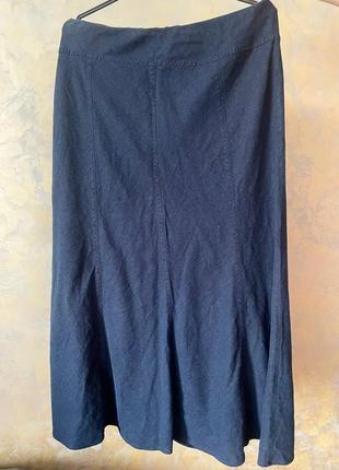 Лляна спідниця