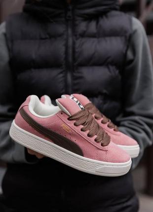 Кеды женские, Puma Cream Perf Pack pink brown