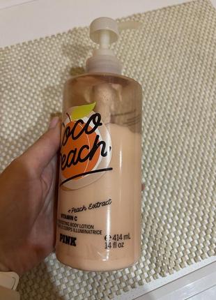 Парфюмированный лосьон victoria's secret pink coco peach 414 мл