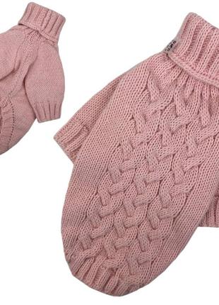 Теплый вязаный шерстяной повседневный свитер под горло для собак косичка персиковый
