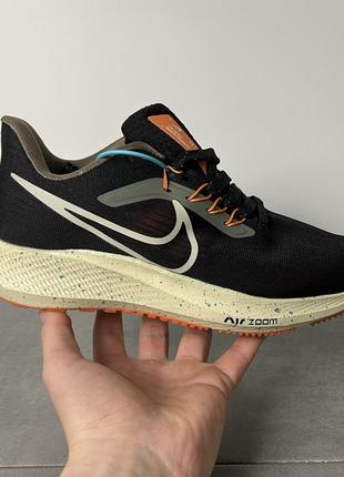 Мужские кроссовки nike air zoom pegasus 40 black orange арт 2073