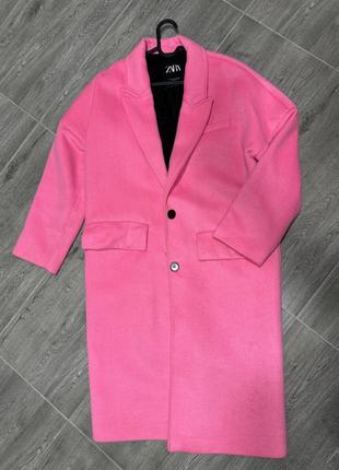 Пальто зара zara пальто розове