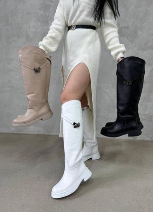 Тренд этого сезона 😍стильные сапоги зима