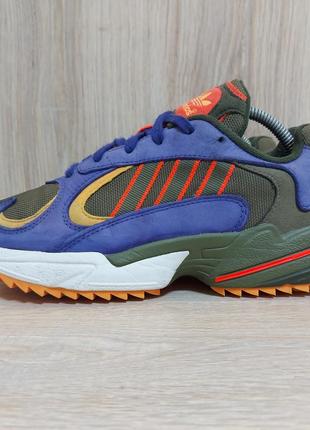 Кроссовки adidas yung-1 trail raw khaki purple оригинал