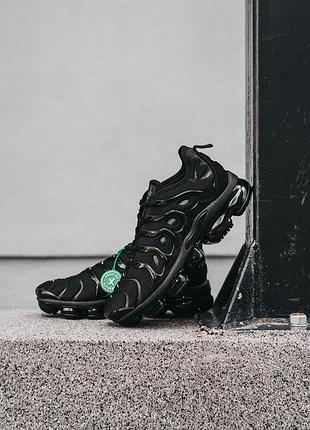 Мужские кроссовки nike vapormax plus tn black