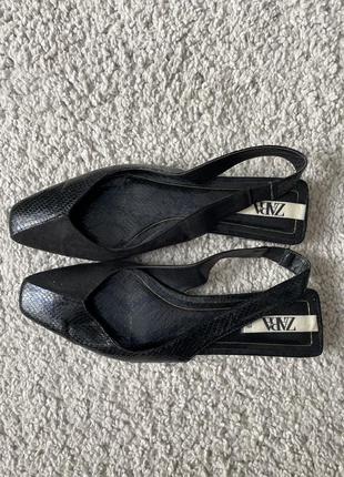 Женские туфли слингбеки zara 39 размер