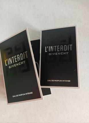 Givenchy l'interdit intense parfum 1 ml оригінал пробник