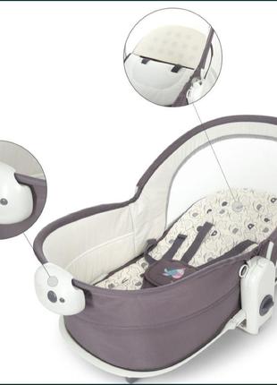 Люлька-качалка 6 в 1 (кровать, переноска,стульчик, шезлонг)