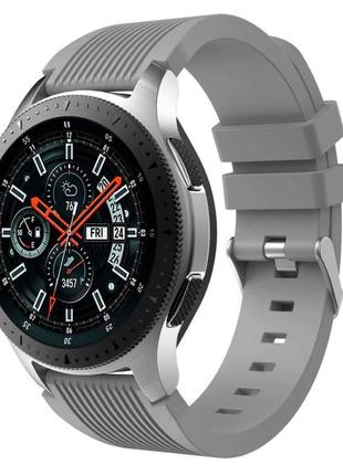 Силиконовый ремешок watchbands galaxy для samsung gear s3 frontier / samsung gear s3 classic серый