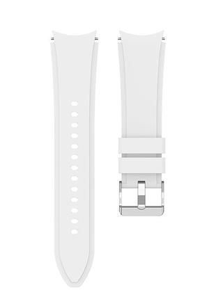 Силиконовый ремешок watchbands classic для samsung galaxy watch 4 classic 46 мм белый