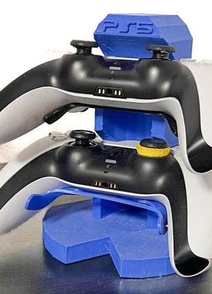 Станція вертикального управління для контролерів настільна dualsense ps5 / підставка тримач для джойстиків