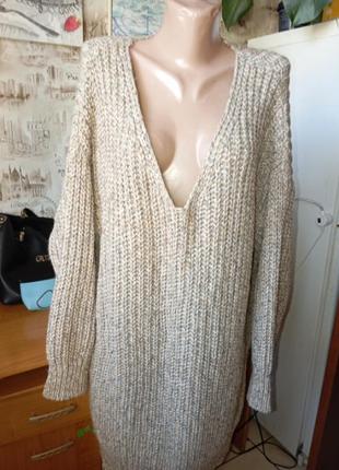 Платье женское,туника, вязаный.