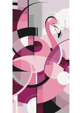 Картина за номерами рожевий фламінго 13063-ac 40х80 найкраща ціна