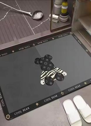 Стильний коврик  с медведем lv 50х80