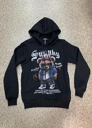 Бомбер свитшот батник трёхнить с флисом тёплый турция 🇹🇷