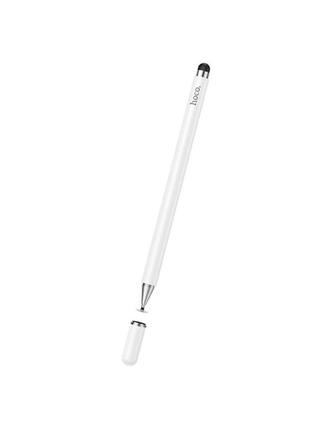 Стилус hoco gm103 fluent series universal capacitive pen white