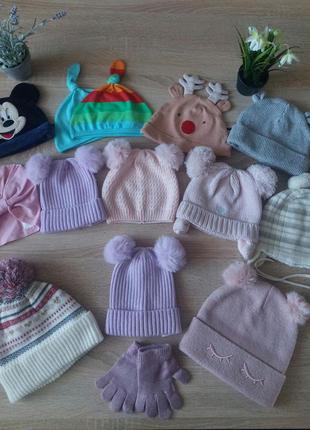 Шапочки на девочку lenne george h&m disney famo