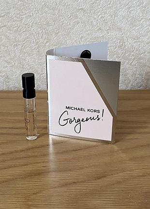 Michael kors gorgeous!, edp, оригинал, пробник 1 мл