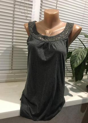 Майка з декором бренд італія