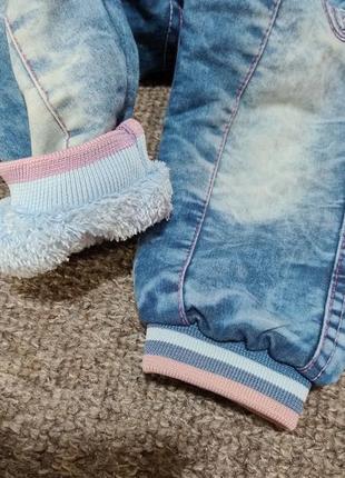 Теплі джинси на дівчинку 3