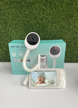 Видеоняня с камерой и аудио netvue 8-10 baby camera monitor video - в, 5" дисплей, 2-сторонний разговор,