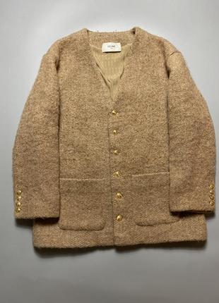 Celine paris wool jacket женское пальто