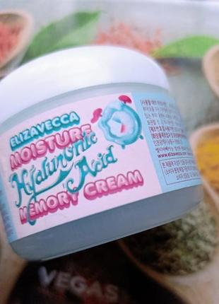 Elizavecca moisture hyaluronic acid memory cream гіалуроновий крем-пудинг для обличчя