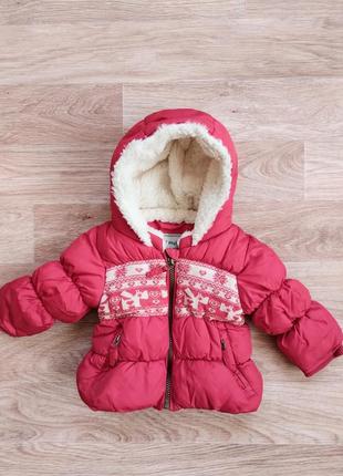 Шикарная зимняя курточка на девочку next