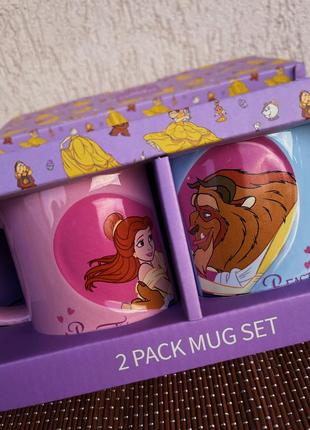 Парні чашки красавица и чудовище оригинальный мерч дисней disney beauty and the beast