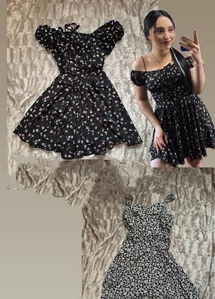 Женское платье, летнее платье, платье в цветочек