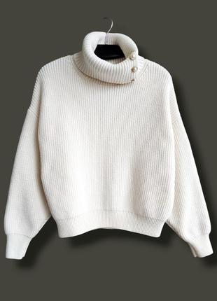 Укороченный свитер свободного кроя  h&m.