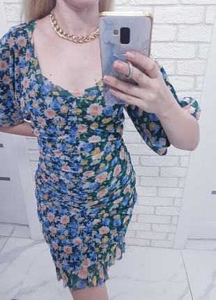 Платье в цветочный принт 2