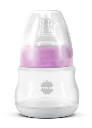 Ручний молоковідсмоктувач bebumi bm pro (pink) + силіконова масажна насадка2 фото